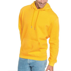 Sweat à capuche homme pull-over pur coton ourlet côtelé sweat à capuche homme noir et gris Patchwork surdimensionné sweat à capuche homme lourd - Product Image 5