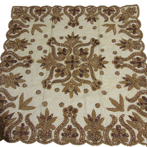 Superposiciones de mesa transparentes de Organza bordadas cuadradas cubiertas de mesa decorativas elegantes para bodas fiestas banquetes - Product Image 1