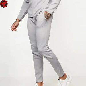 Slim Fitting Hombres Trackuists Cremallera Trajes de sudor Sudadera con capucha Jogging Jogger Conjuntos Hombres en blanco Otoño Invierno Ropa - Product Image 5