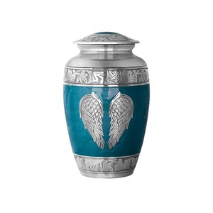 Urna de cremación de aluminio recubierta de esmalte para cenizas de adultos y mascotas Mini recuerdo funerario Memorial cenizas almacenamiento al por mayor - Product Image 3