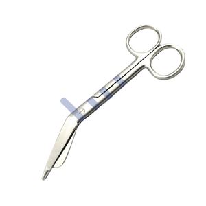 Ciseaux chirurgicales en acier inoxydable, ciseaux à bandages, pour soins infirmiers, premiers secours, 13cm, CE - Product Image 1