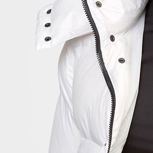 2025 vente en gros personnalisé hommes doudoune nouveau Design mode matelassé Bomber veste capuche blanc imperméable bulle manteau fourrure hiver - Product Image 6