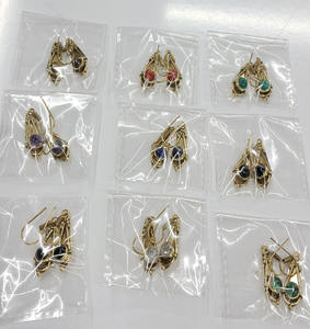 Pendientes de Moda Étnica Boho para Mujer, con Cuentas de Piedra y Aleación de Metal GS, para Regalo, GC-ER-431 - Product Image 1