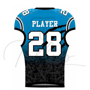 Camiseta de Fútbol Americano de Verano de la Mejor Calidad con Logotipo Personalizado, Color Personalizado, Transpirable, de Secado Rápido, Manga Corta, Talla Grande, Uniforme 100% - Product Image 3