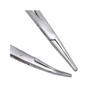Fórceps hemostáticos profesionales 14/16/18cm soporte de aguja de acero inoxidable fórceps para mosquitos instrumento quirúrgico - Product Image 4