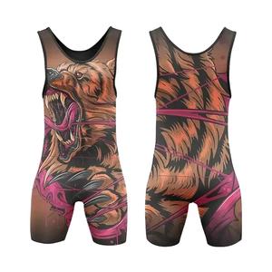 Combinaison de lutte à séchage rapide résistante à la transpiration, impression par sublimation, tailles adultes, vêtements de combat en cage MMA - Product Image 6