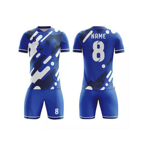 Uniforme de fútbol personalizado al por mayor para hombre uniforme de fútbol cómodo 100% poliéster con logotipo personalizado - Product Image 4