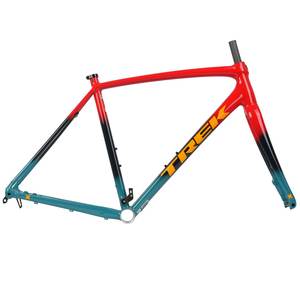 ชุดเฟรมจักรยานไซโคลครอส CROCKETT DISC DIY Industrial ODM รุ่นปี 2025 สีแดงเรืองแสงไล่เฉดสีน้ำเงินเข้มถึงสีเขียวอมฟ้า รับประกัน 3 ปี - Product Image 1