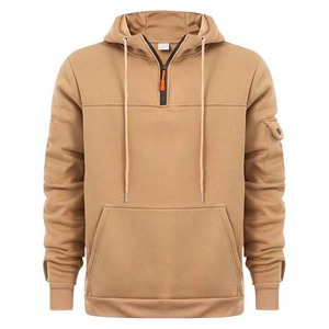 Meilleures ventes de pulls à capuche pour hommes, vente en gros de sweats sportifs décontractés, col, fermeture éclair, polyester/coton, hiver, personnalisables, OEM - Product Image 1