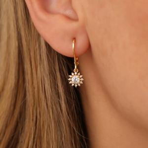 Boho สไตล์925เงินสเตอร์ลิงสีขาวบุษราคัมเครื่องประดับต่างหูเงินทำด้วยมือเครื่องประดับสำหรับผู้หญิงของขวัญแต่งงาน - Product Image 6