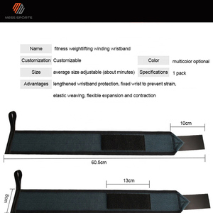 สายรัดข้อมือสำหรับออกกำลังกายของผู้ชาย,ผ้าพันข้อมือยกน้ำหนักทรงพลังสำหรับทุกสีและทุกขนาด - Product Image 3
