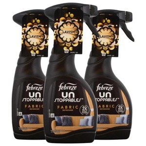 3 X 500ml Febreze Unstoppables Lavish <b>Fabric</b> Freshener <b>Spray</b> Freshen Your Home with Premium Cleaning Solution - Product Image 5