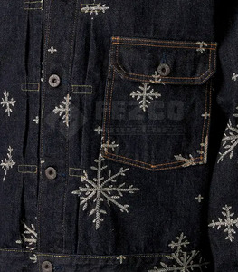 Veste en jean à capuche sur mesure en coton 100% pour hommes, grande taille, de haute qualité, fabriquée au Pakistan, vêtements d'hiver - Product Image 6