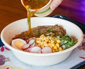 Eco-Friendly 1000ml Disposable Asian Zen Design <b>Paper</b> Soup Serving Salad Bowls Lid Durable Brown Anti-Leak Degradable - Product Image 3