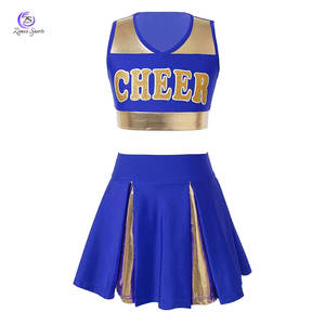 Venta directa de fábrica Uniforme de porristas sin mangas Nuevo estilo Ropa deportiva Uniforme de porristas - Product Image 1