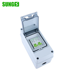 EV xe IP65 PV không thấm nước 3-Way mảng Combiner Box HT-3 1P + 1P AC ngoài trời MCB phân phối điện thiết bị chuyển mạch - Product Image 4