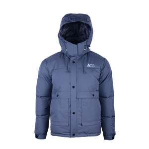 Leppa เสื้อดาวน์คาร์โก้ฤดูหนาวกันน้ำมีซิปปิดทำจากไนลอนพิมพ์ลายวินเทจปกเสื้อมีฮู้ดกันลม - Product Image 3