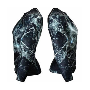 New ODM Manufactures Custom Rash Guard Men's Full <b>Sleeve</b> Surf <b>Swim</b> Shirts Quick Dry Rash Guard best for OEM services cheap - Product Image 6
