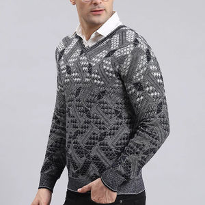 Pulls pour hommes en coton 100% respirant, nouveau design, pour la saison hivernale, dernière mode, tricot hip-hop, design OEM - Product Image 3