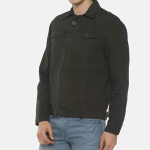 جاكيت جينز رجالي بلون موحد للارتداء اليومي موديل 2026، ملابس الشارع العصرية الجديدة، جاكيت شتوي مريح للرجال من أورا ريكس للملابس - Product Image 6