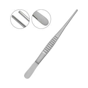 Pince à tissus atraumatique DeBakey 8 "1.5mm Instruments chirurgicaux manuels en acier inoxydable Base des outils chirurgicaux - Product Image 4