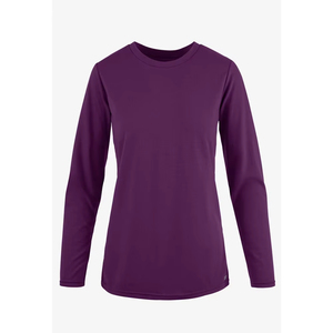 Chemise de travail pour femmes à manches longues extensible 4 directions, douce, respirante, personnalisable OEM, sous-vêtement médical pour infirmières, hôpital - Product Image 1