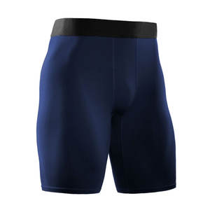 Short de fitness pour homme Séchage rapide Été Style formel Maille respirante Logo personnalisé Short de sport de gymnastique en toile de coton teint uni - Product Image 3