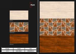 Carreaux muraux en céramique 300x600mm pour salle de bain et cuisine, finition brillante ou mate, surface sculptée effet sucre, design mural intérieur luxueux. - Product Image 2