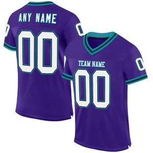 Maillot de football américain personnalisé pour homme adulte, impression numérique, 100% polyester, respirant et à séchage rapide, manches courtes, nom de l'équipe personnalisé - Product Image 6