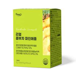 เครื่องดื่มเกาหลีลดน้ำหนักอาหาร funeat จริง Kombucha รสสับปะรดเครื่องดื่มดีท็อกซ์โปรไบโอติกลดน้ำหนักชาหมักยีสต์ชา - Product Image 2