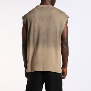 Débardeur tendance pour homme, écologique, séchage rapide, décontracté, sans manches, chemise d'été, 100% coton, matière confortable et respirante - Product Image 3