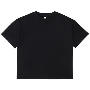 เสื้อยืดผู้ชายผ้าฝ้าย100% ขนาดใหญ่สีดำ245กรัมเสื้อยืดหลวมรุ่นใหญ่ - Product Image 5