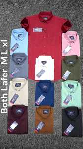 เสื้อเชิ้ตผู้ชายลำลองสำหรับกิจกรรมกลางแจ้ง ผ้าทวิลล์ลายเรียบ ผ้าไม่ถักทอ ปักลายตามสั่ง ผลิตแบบ ODM คอปกเรียบสไตล์กะลาสี สำหรับฤดูใบไม้ผลิ - Product Image 2