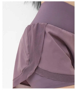 Pantalones cortos de entrenamiento de LICRA de poliéster y secado rápido para mujer al por mayor - Product Image 6