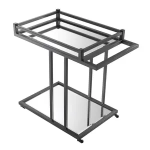 Premium Handmade Ceramic Beverage Display Cart Modern Bar <b>Trolley</b> Luxury Restaurant Service <b>Trolley</b> Eco-Friendly American Style - Product Image 4