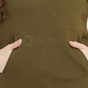 Sudaderas de mujer de invierno fabricadas en Pakistán-Color sólido Transpirable Logotipo impreso personalizado Color Algodón/Material de poliéster - Product Image 6