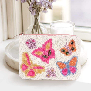 Monedero 'Put Ring It' Hecho a Mano con Bordado de Cuentas, Artesanía de Punto de Cruz, Accesorio de Costura - Product Image 4