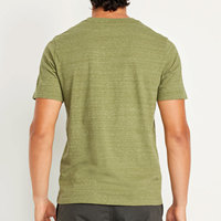 T-shirt pour homme avec impression de logo, unisexe, coupe classique, décontracté, coton biologique, coupe standard, col rond, couleur blanche