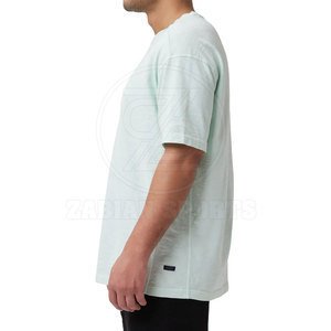เสื้อยืดคอกลมทรงคลาสสิกสำหรับผู้ชาย ทรงเข้ารูป เนื้อผ้านุ่ม ระบายอากาศได้ดี ผลิตจากโพลีเอสเตอร์/คอตตอน เป็นมิตรต่อสิ่งแวดล้อม แห้งเร็ว สีพื้น - Product Image 3