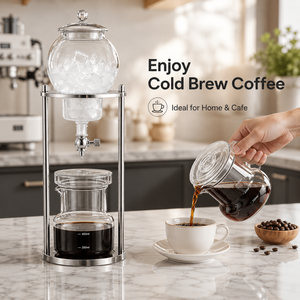 Cafetière à glace en verre borosilicate pour café infusé à froid, tour de préparation pour café, vente en gros pour cafés - Product Image 4