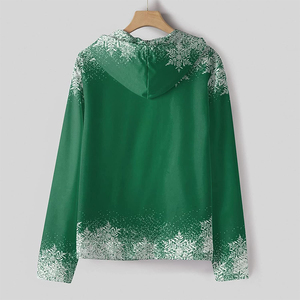 เสื้อฮู้ดดี้พิมพ์ลายตามสั่งแบบใหม่ ผ้าฟลีซหนา 400 กรัม ทรงหลวมไหล่ตก ใส่ได้ในฤดูหนาว ผลิตจากโพลีเอสเตอร์/คอตตอน ทรงโอเวอร์ไซส์ ทรงบ็อกซี่ ซิปยาว 2 ชิ้น - Product Image 3
