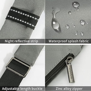 Custom Size Men's Fashion Polyester Sling Crossbody Bag with Anti-Theft Feature and Custom Logo Printing - Product Image 6