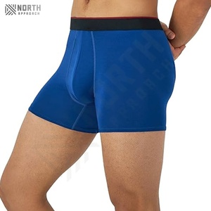 New 2025 Custom Wholesale Men's Corn <b>Boxer</b> Briefs Elastic Waist Custom 100% <b>Polyester</b> Men's <b>Boxer</b> For Sale Made In Pakistan Men - Product Image 4