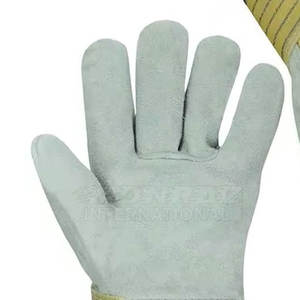 Gants de gréeur robustes pour la construction industrielle Gants de travail en cuir gréeur taille adulte - Product Image 6