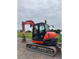 Miniexcavadora Kubota KX080-4A Usada, Equipo de Construcción Pesada Eficiente, Caja de Cambios y Rodamientos de Segunda Mano - Product Image 5