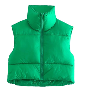 Abrigos de plumón para mujer al por mayor más vendidos, chaleco acolchado, chaqueta de invierno personalizada, chaleco de abrigo - Product Image 2