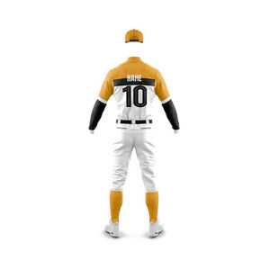 Nueva Colección Invierno 2025, Uniformes Deportivos de Béisbol de Manga Corta Personalizados al por Mayor, Transpirables, 100% Poliéster, Conjuntos Estampados a Precio Económico - Product Image 3