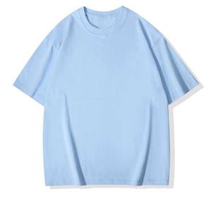 Camiseta de Algodón Puro de 260g, Cuello Redondo, Hombros Caídos, Manga Corta, Diseño Bordado con Logotipo Personalizado OEM - Product Image 4