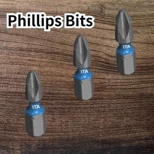 ดอกไขควงฟิลลิปส์ขนาด 1/4 นิ้ว ยาว 25 มม. สำหรับงานอุตสาหกรรมและงาน DIY พร้อมปลอกสี  OEM ปรับแต่งได้ คุณภาพสูง ผลิตในไต้หวัน - Product Image 3