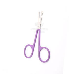 Agarre de mango cómodo para usar tijeras para cutículas Tijeras para cutículas de color sólido de calidad superior - Product Image 1